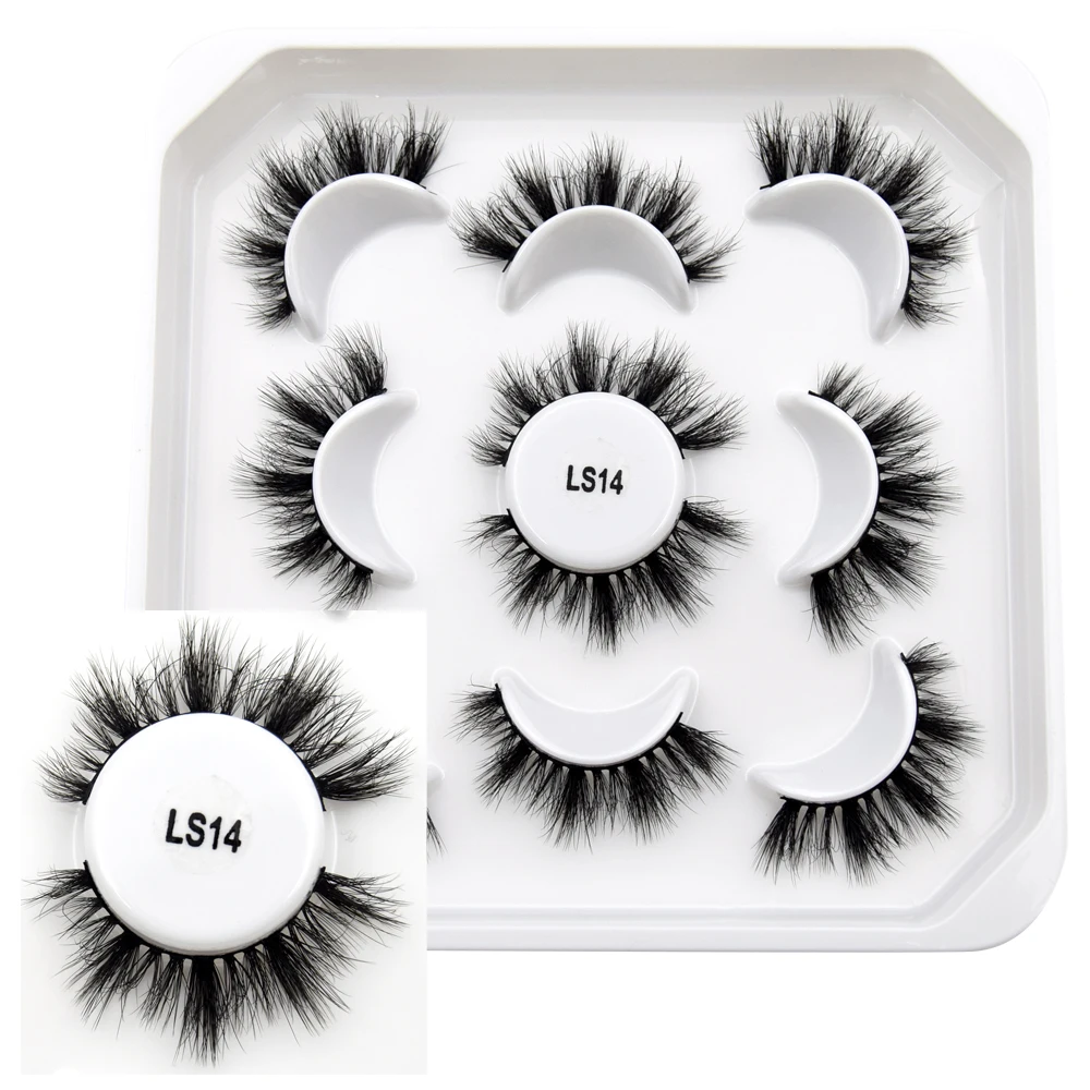Visofree Mink Lashes 3pairs/10pairs Faux Mink Lashes Make Up False Cils Thick Hand Made Eyelash Extension Crisscross Curly Lash - Image 31