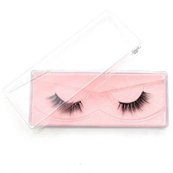 Visofree Half Mink Lashes Make Up False Eyelashes Hand Up Natural Long Mink Lashes Cruelty Free Crisscross Mink Fake Eyelashes - Image 47