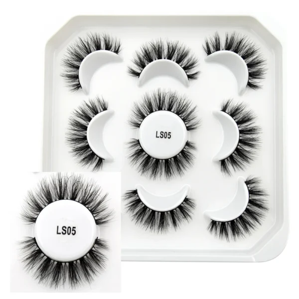 Visofree Mink Lashes 3pairs/10pairs Faux Mink Lashes Make Up False Cils Thick Hand Made Eyelash Extension Crisscross Curly Lash - Image 28