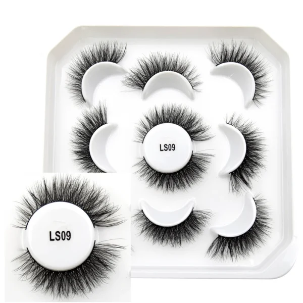 Visofree Mink Lashes 3pairs/10pairs Faux Mink Lashes Make Up False Cils Thick Hand Made Eyelash Extension Crisscross Curly Lash - Image 19