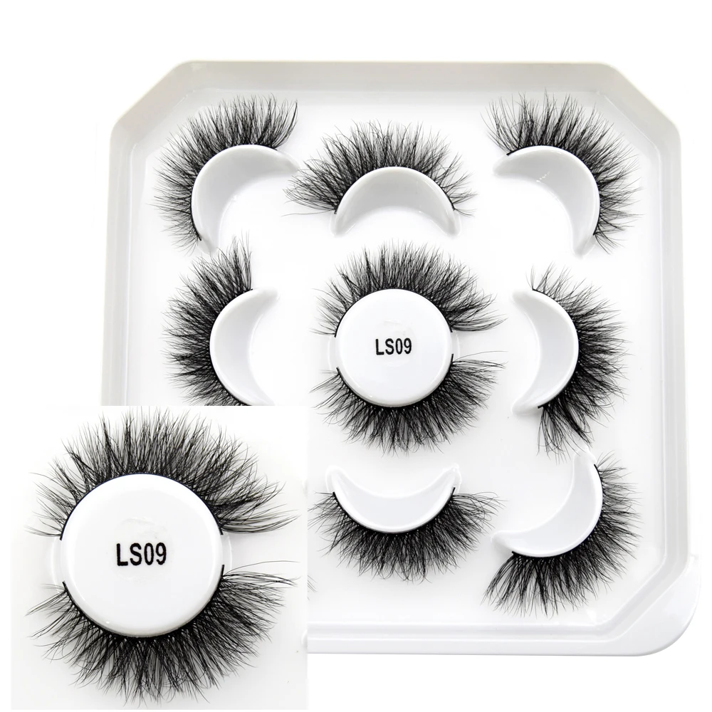 Visofree Mink Lashes 3pairs/10pairs Faux Mink Lashes Make Up False Cils Thick Hand Made Eyelash Extension Crisscross Curly Lash - Image 19
