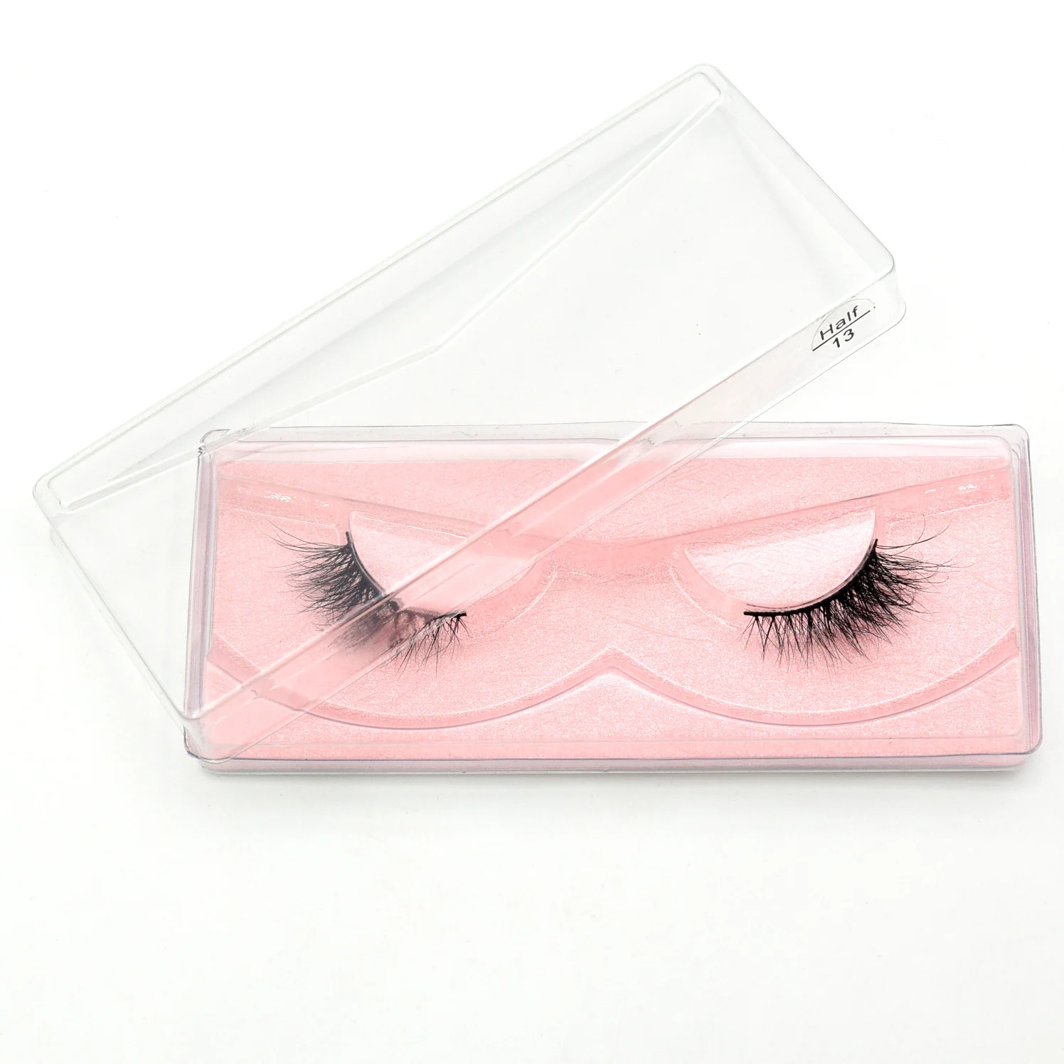 Visofree Half Mink Lashes Make Up False Eyelashes Hand Up Natural Long Mink Lashes Cruelty Free Crisscross Mink Fake Eyelashes - Image 58