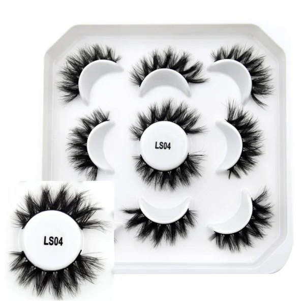 Visofree Mink Lashes 3pairs/10pairs Faux Mink Lashes Make Up False Cils Thick Hand Made Eyelash Extension Crisscross Curly Lash - Image 26