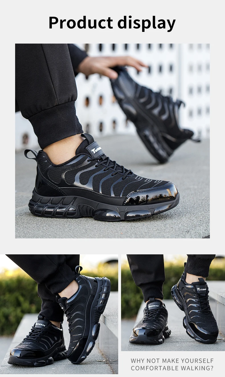 Summer Air Cushion Work Safety Shoes  Unisex Breathable Steel Toe Shoes with Anti-Piercing Protection - Image 18