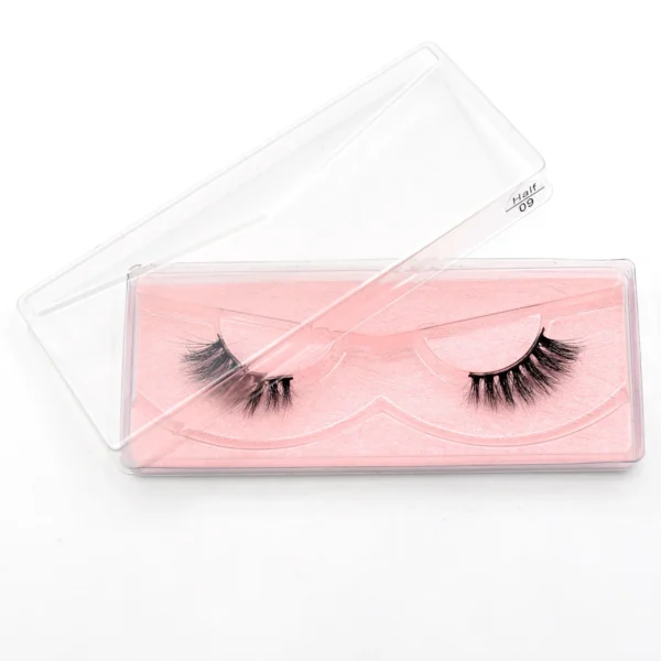 Visofree Half Mink Lashes Make Up False Eyelashes Hand Up Natural Long Mink Lashes Cruelty Free Crisscross Mink Fake Eyelashes - Image 54