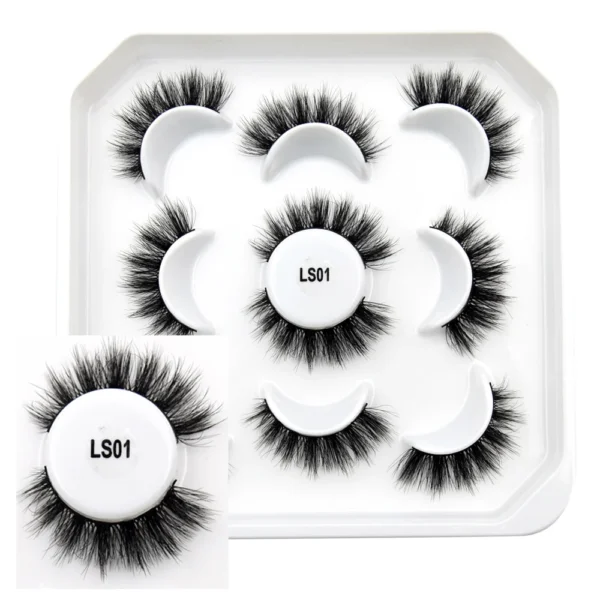Visofree Mink Lashes 3pairs/10pairs Faux Mink Lashes Make Up False Cils Thick Hand Made Eyelash Extension Crisscross Curly Lash - Image 25