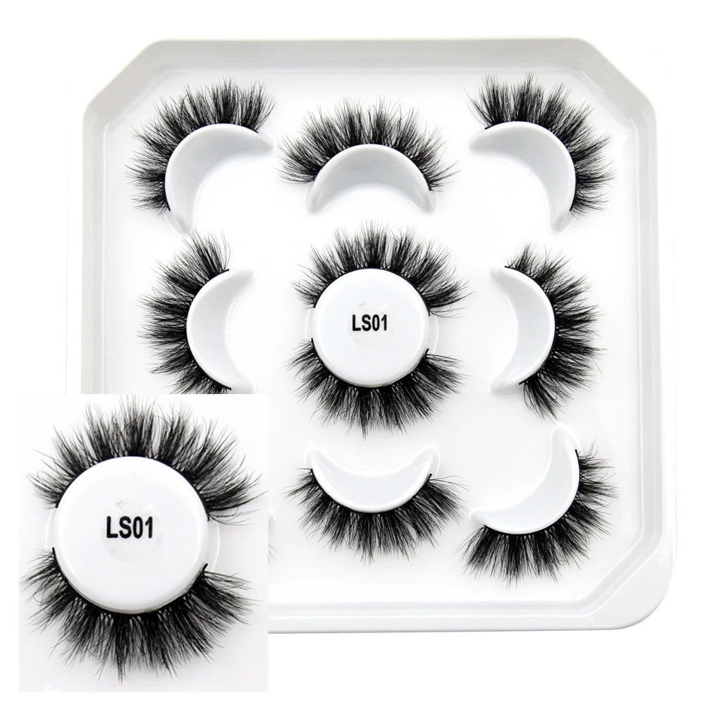 Visofree Mink Lashes 3pairs/10pairs Faux Mink Lashes Make Up False Cils Thick Hand Made Eyelash Extension Crisscross Curly Lash - Image 25