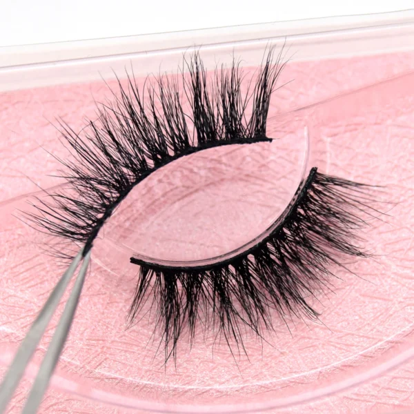 Visofree Half Mink Lashes Make Up False Eyelashes Hand Up Natural Long Mink Lashes Cruelty Free Crisscross Mink Fake Eyelashes - Image 34