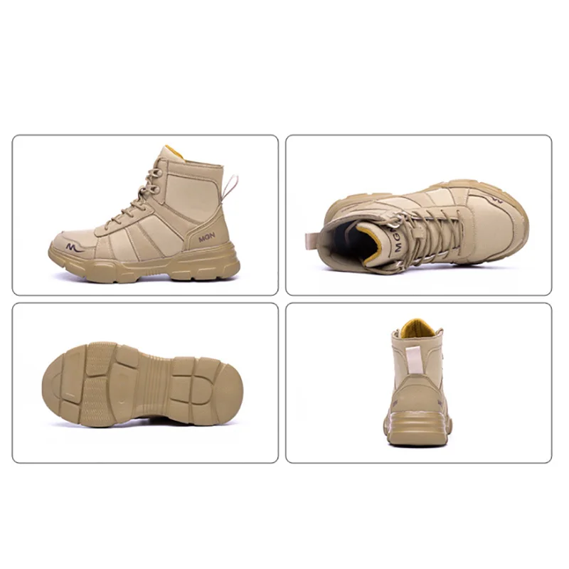 Work Boots Indestructible Safety Shoes Men Steel Toe Shoes Puncture-Proof Sneakers Male Footwear Shoes Women Non Slip Work Shoes - Image 15