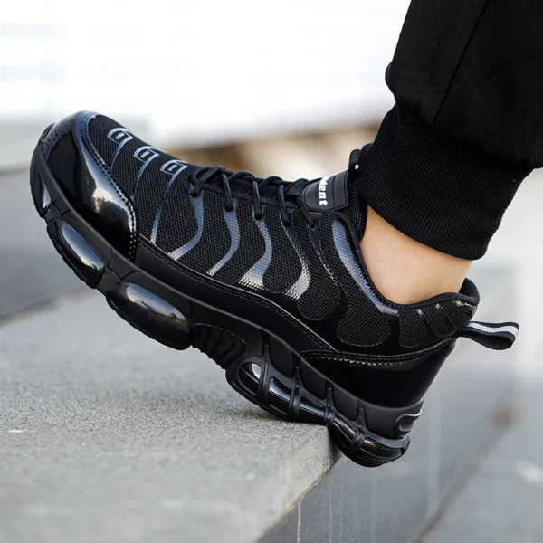 Summer Air Cushion Work Safety Shoes  Unisex Breathable Steel Toe Shoes with Anti-Piercing Protection - Image 3