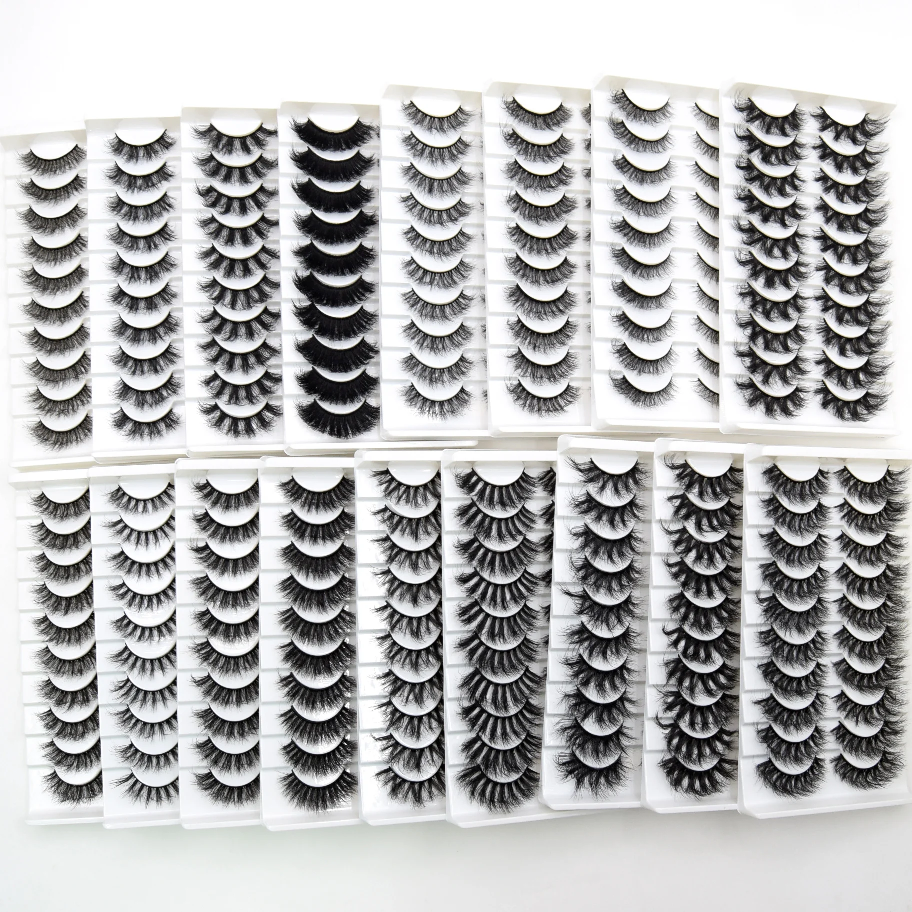 Visofree Mink Lashes 3pairs/10pairs Faux Mink Lashes Make Up False Cils Thick Hand Made Eyelash Extension Crisscross Curly Lash - Image 32
