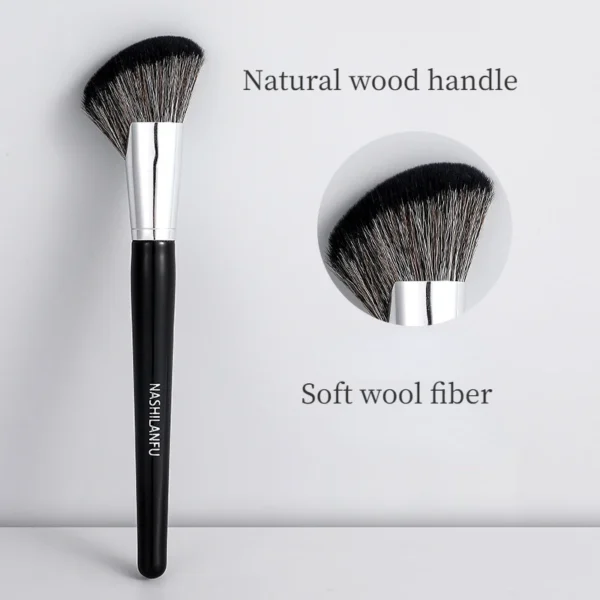 Professional Face Sculpting Brush Makeup Brushes Large Cosmetics Face Cont Bronzer Oblique Powder Blush Brush Face Make Up Tools - Image 14