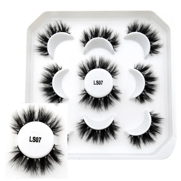 Visofree Mink Lashes 3pairs/10pairs Faux Mink Lashes Make Up False Cils Thick Hand Made Eyelash Extension Crisscross Curly Lash - Image 18