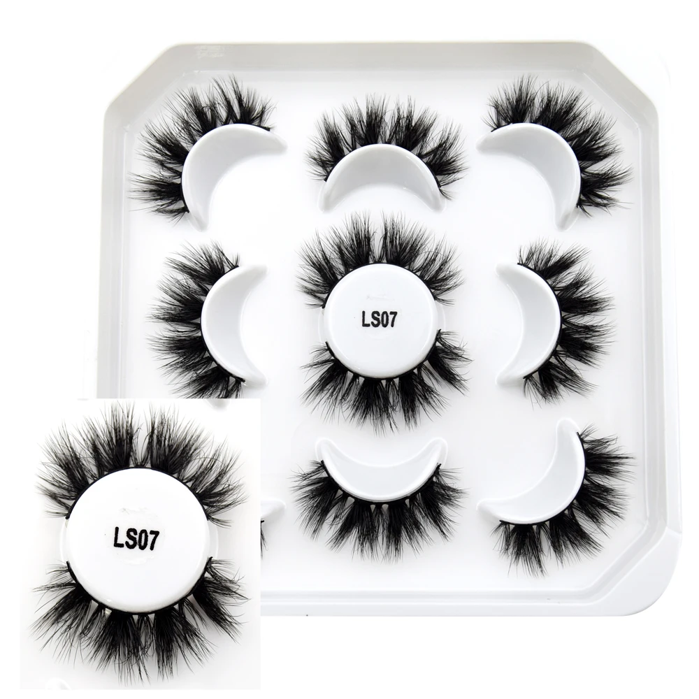 Visofree Mink Lashes 3pairs/10pairs Faux Mink Lashes Make Up False Cils Thick Hand Made Eyelash Extension Crisscross Curly Lash - Image 18