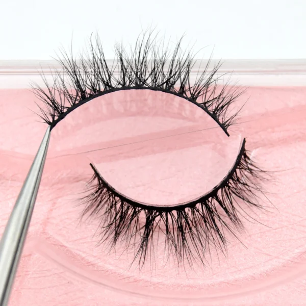 Visofree Half Mink Lashes Make Up False Eyelashes Hand Up Natural Long Mink Lashes Cruelty Free Crisscross Mink Fake Eyelashes - Image 40