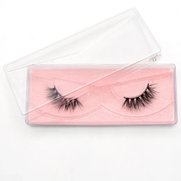 Visofree Half Mink Lashes Make Up False Eyelashes Hand Up Natural Long Mink Lashes Cruelty Free Crisscross Mink Fake Eyelashes - Image 57