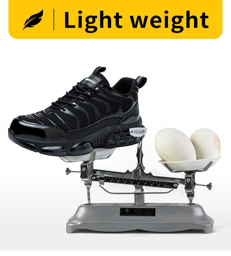 Summer Air Cushion Work Safety Shoes  Unisex Breathable Steel Toe Shoes with Anti-Piercing Protection - Image 16