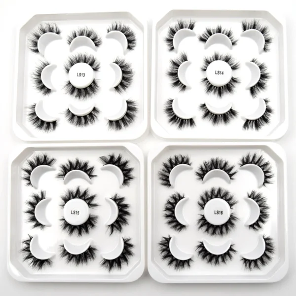 Visofree Mink Lashes 3pairs/10pairs Faux Mink Lashes Make Up False Cils Thick Hand Made Eyelash Extension Crisscross Curly Lash - Image 50