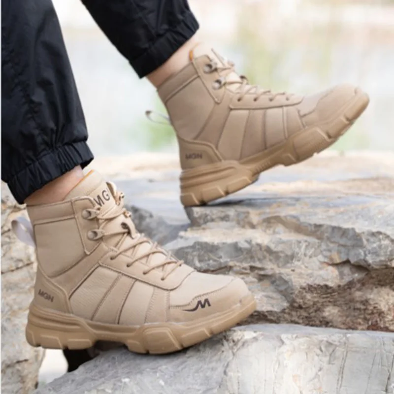Work Boots Indestructible Safety Shoes Men Steel Toe Shoes Puncture-Proof Sneakers Male Footwear Shoes Women Non Slip Work Shoes - Image 12