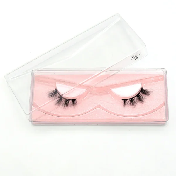 Visofree Half Mink Lashes Make Up False Eyelashes Hand Up Natural Long Mink Lashes Cruelty Free Crisscross Mink Fake Eyelashes - Image 59