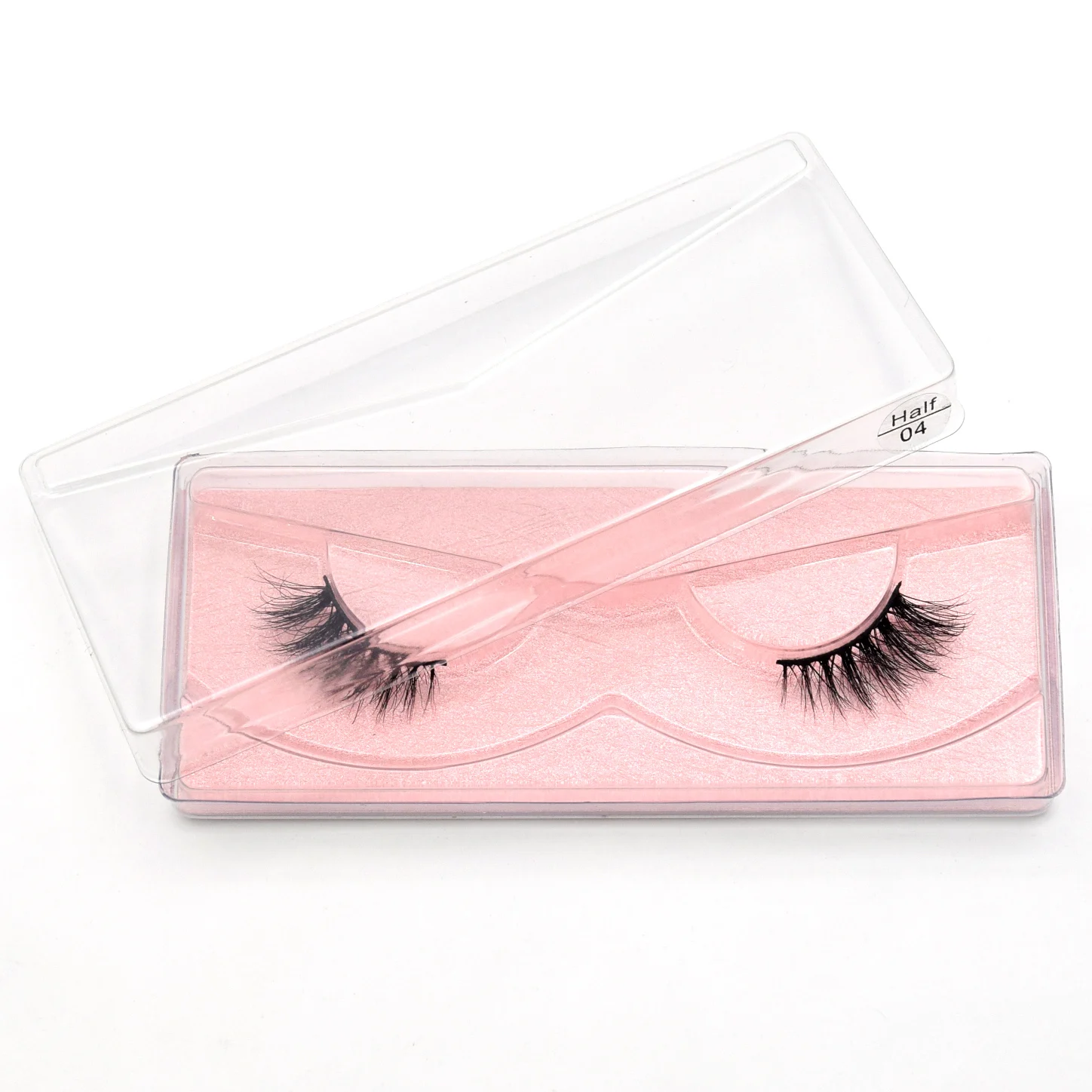 Visofree Half Mink Lashes Make Up False Eyelashes Hand Up Natural Long Mink Lashes Cruelty Free Crisscross Mink Fake Eyelashes - Image 49