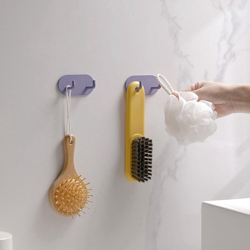 Punch Free L-shaped Hook Self-adhesive Wall Hook Multi-function Cloth Hanger Towel Scarf Coat Hook Rack Kitchen Bathroom Holder - Image 18