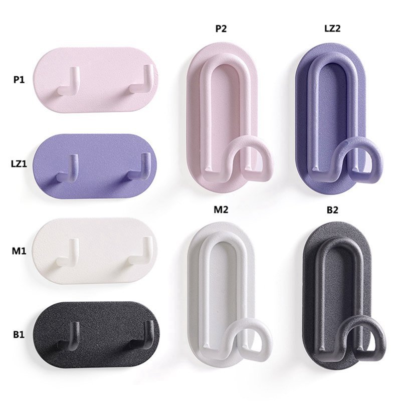 Punch Free L-shaped Hook Self-adhesive Wall Hook Multi-function Cloth Hanger Towel Scarf Coat Hook Rack Kitchen Bathroom Holder - Image 26