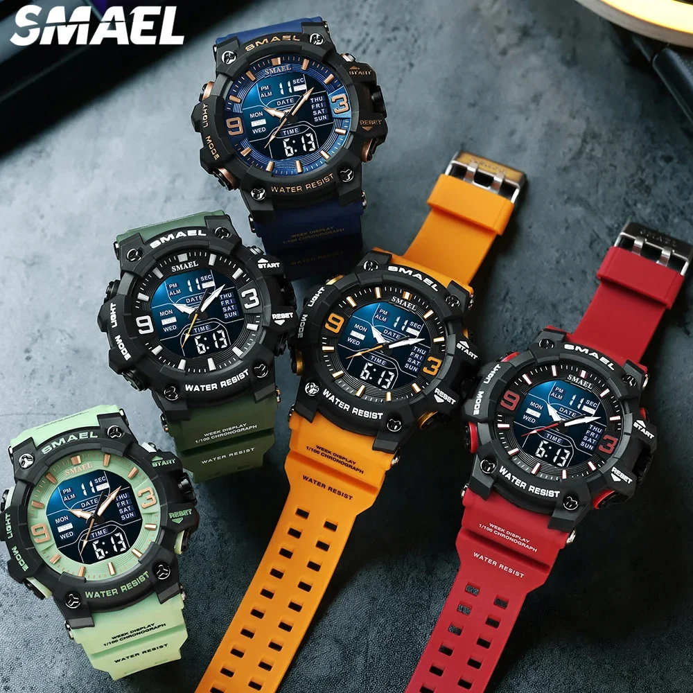 SMAEL 8049  Waterproof Electronic Watch Student Watch Men's Watch Multi functional Sports - Image 4