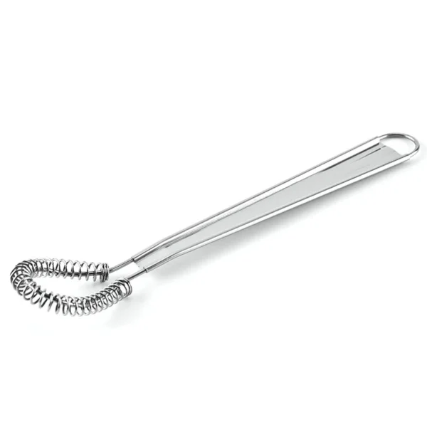 Stainless Steel Spring Manual Egg Beater Silicone Head Anti-scratch Mixer Household Kitchen Tools для кухни полезные вещи - Image 12