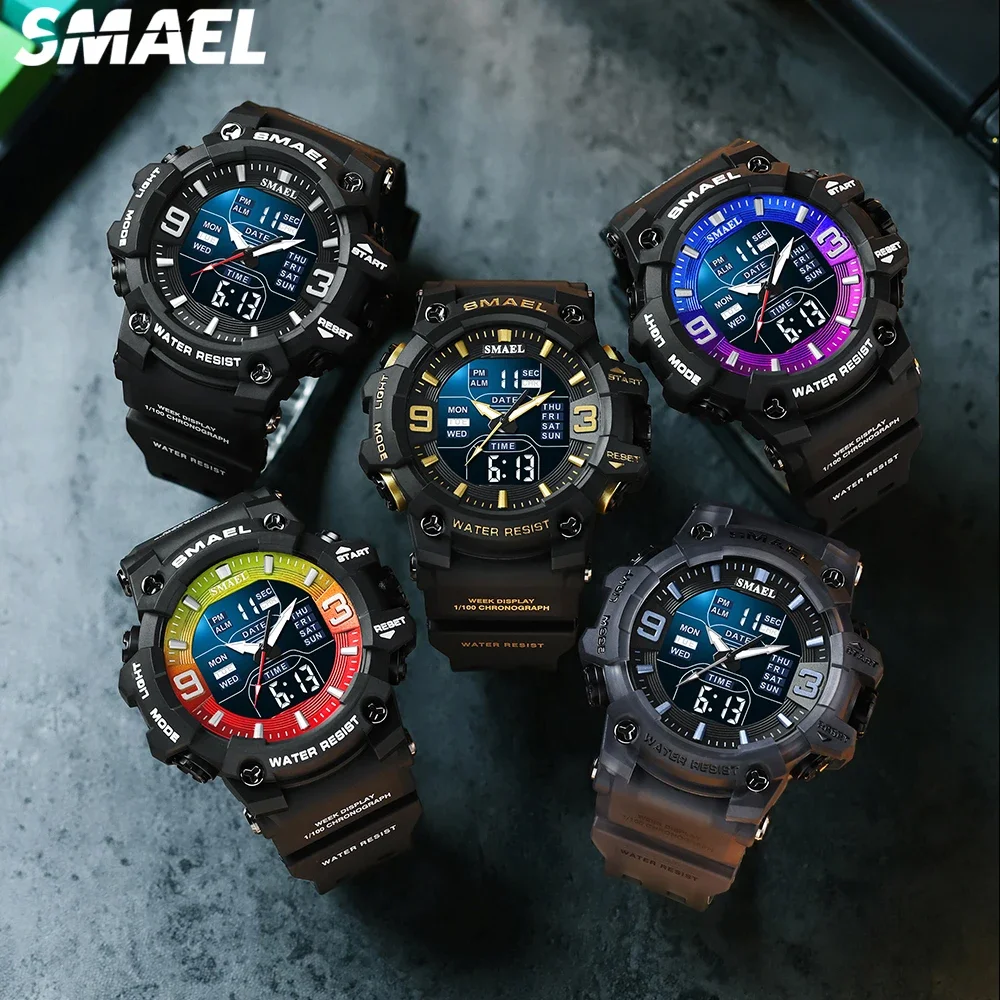 SMAEL 8049  Waterproof Electronic Watch Student Watch Men's Watch Multi functional Sports - Image 5