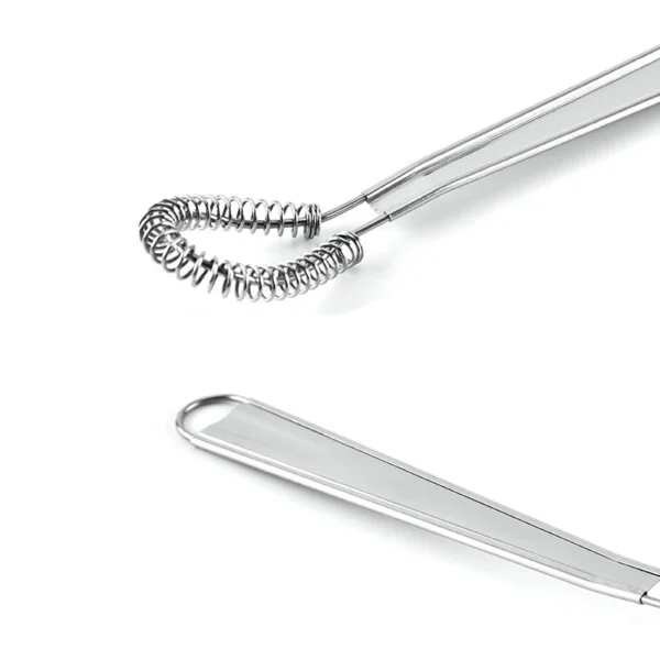 Stainless Steel Spring Manual Egg Beater Silicone Head Anti-scratch Mixer Household Kitchen Tools для кухни полезные вещи - Image 5
