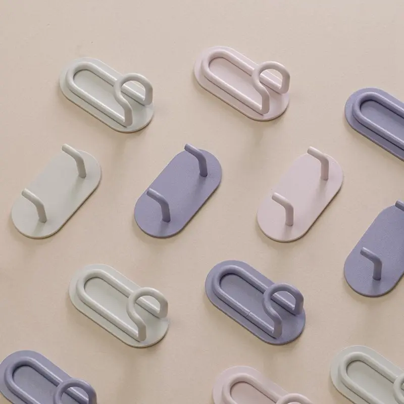 Punch Free L-shaped Hook Self-adhesive Wall Hook Multi-function Cloth Hanger Towel Scarf Coat Hook Rack Kitchen Bathroom Holder - Image 3
