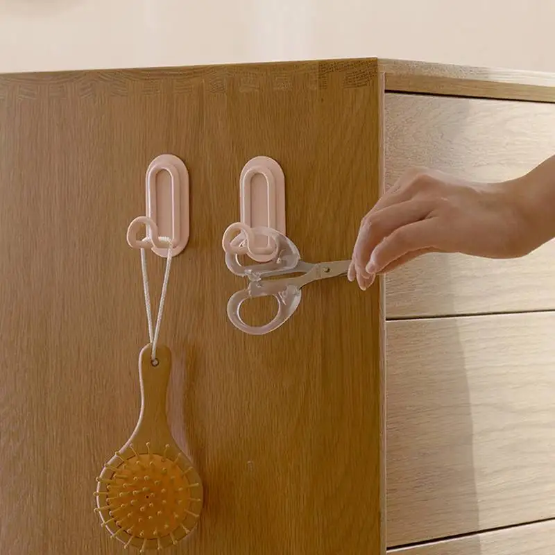 Punch Free L-shaped Hook Self-adhesive Wall Hook Multi-function Cloth Hanger Towel Scarf Coat Hook Rack Kitchen Bathroom Holder - Image 6