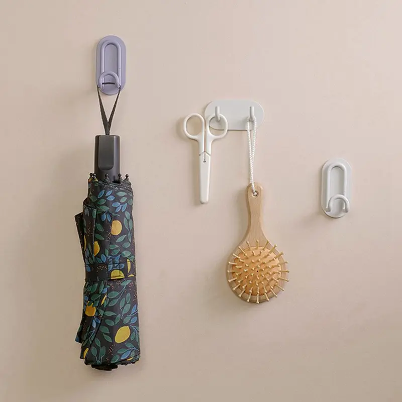 Punch Free L-shaped Hook Self-adhesive Wall Hook Multi-function Cloth Hanger Towel Scarf Coat Hook Rack Kitchen Bathroom Holder - Image 4