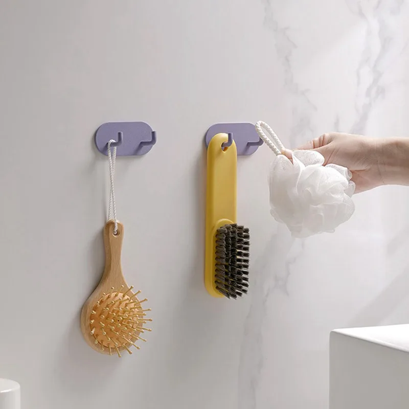 Punch Free L-shaped Hook Self-adhesive Wall Hook Multi-function Cloth Hanger Towel Scarf Coat Hook Rack Kitchen Bathroom Holder - Image 5