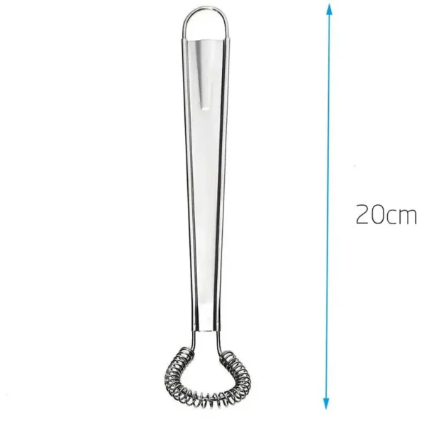 Stainless Steel Spring Manual Egg Beater Silicone Head Anti-scratch Mixer Household Kitchen Tools для кухни полезные вещи - Image 17