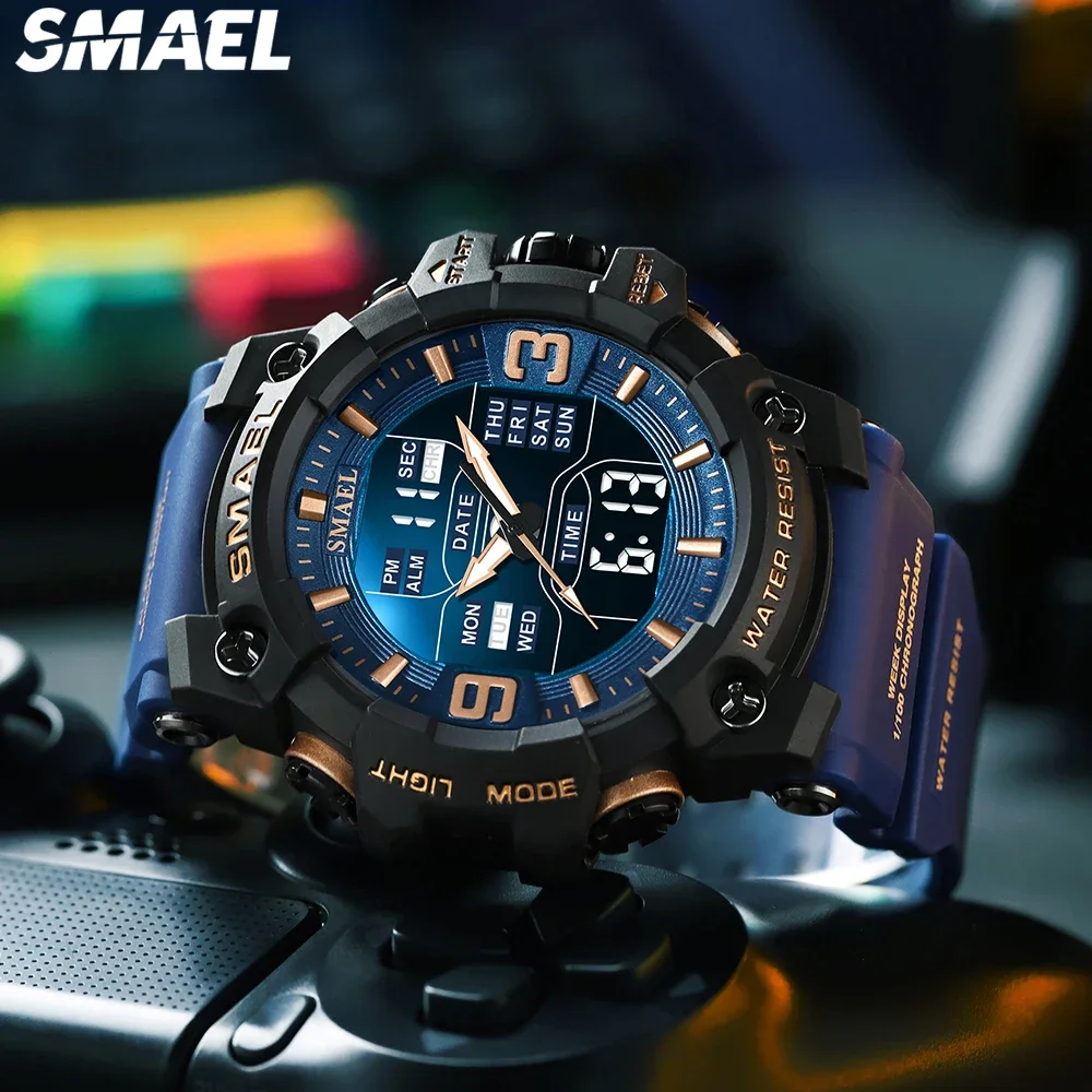 SMAEL 8049  Waterproof Electronic Watch Student Watch Men's Watch Multi functional Sports - Image 2