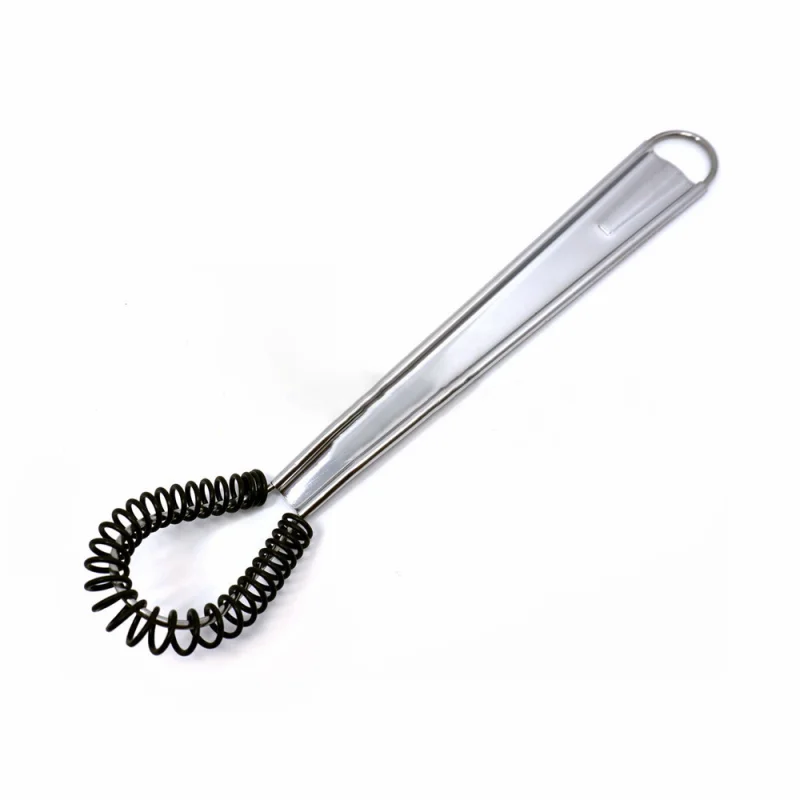 Stainless Steel Spring Manual Egg Beater Silicone Head Anti-scratch Mixer Household Kitchen Tools для кухни полезные вещи - Image 7
