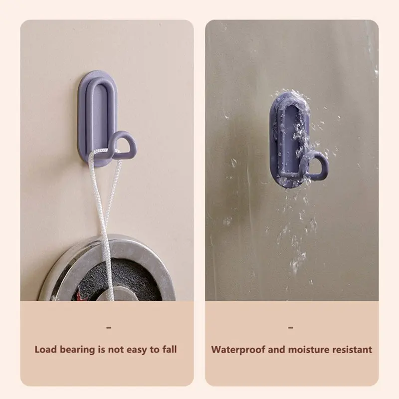Punch Free L-shaped Hook Self-adhesive Wall Hook Multi-function Cloth Hanger Towel Scarf Coat Hook Rack Kitchen Bathroom Holder - Image 23
