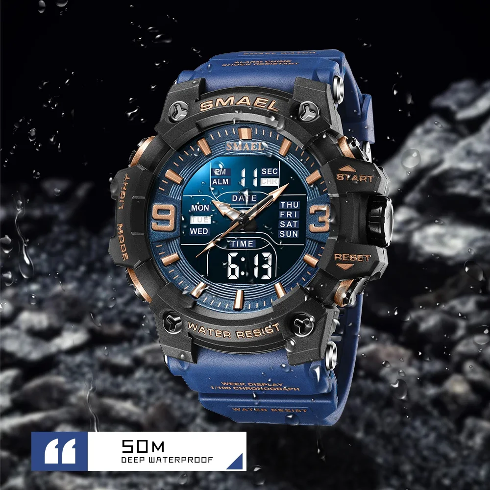 SMAEL 8049  Waterproof Electronic Watch Student Watch Men's Watch Multi functional Sports - Image 6