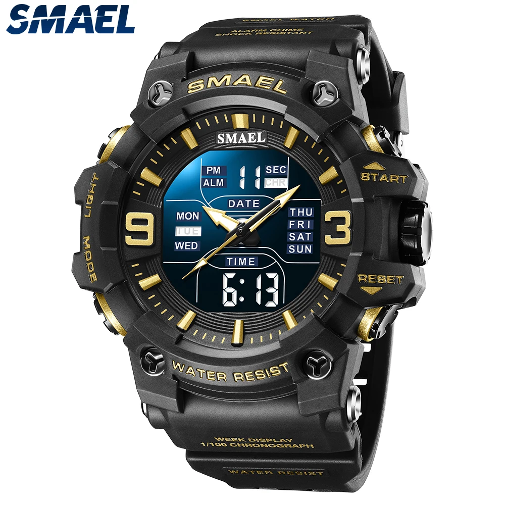 SMAEL 8049  Waterproof Electronic Watch Student Watch Men's Watch Multi functional Sports