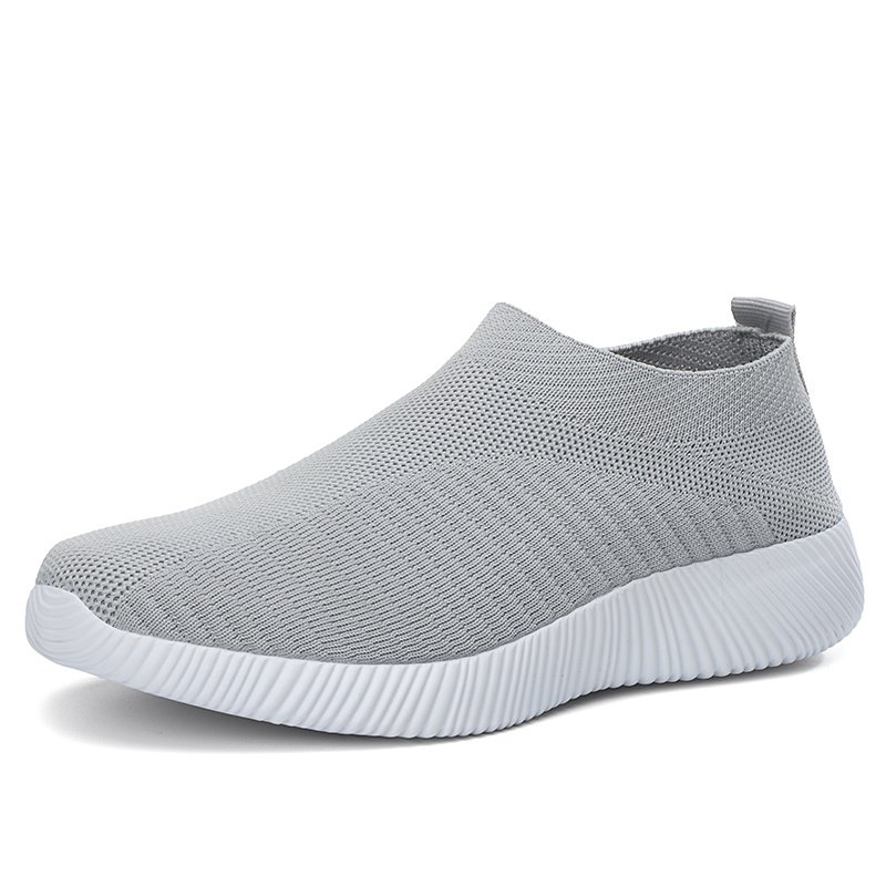 Women's Casual Sneakers, Lightweight Soft Bottom Running Shoes, Breathable Slip-on Walking Shoes plus size - Image 86