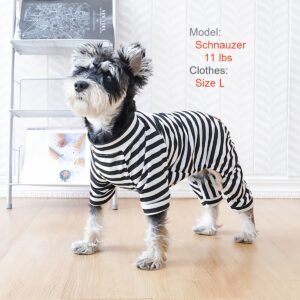 Cozy Striped Pajamas For Small Dogs And Cats - Soft Stretch Fabric For Ultimate Comfort