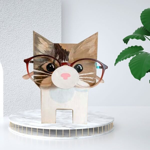 1pc Animals Glasses Holder, Wooden Eyeglass Holder Stand Stand Cute Animal Shape Spectacle Eyeglass Holder Display Stand For Room Home Decor - Image 19