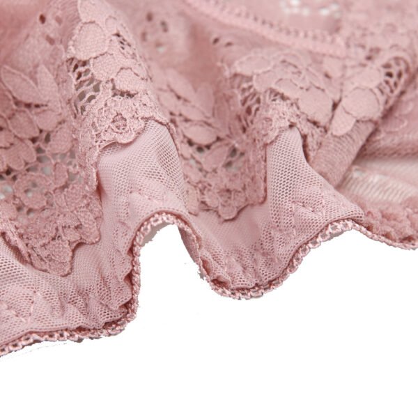 Sexy Brazilian Style Tanga Underwear Women Lace With Mesh Bikini Hipster Panty Breathable Transparent Low Waist Lingerie 5PCS/LOT - Image 9