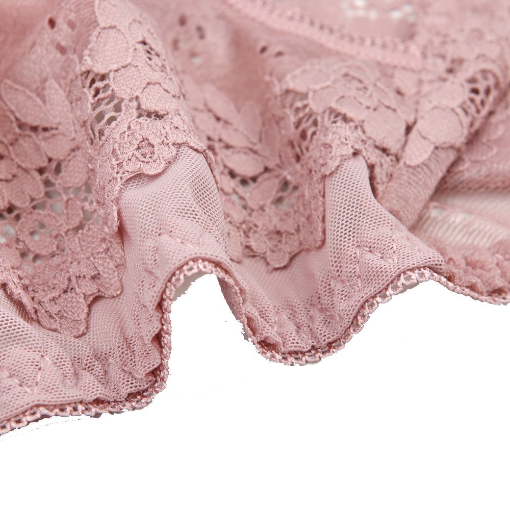 Sexy Brazilian Style Tanga Underwear Women Lace With Mesh Bikini Hipster Panty Breathable Transparent Low Waist Lingerie 5PCS/LOT - Image 9