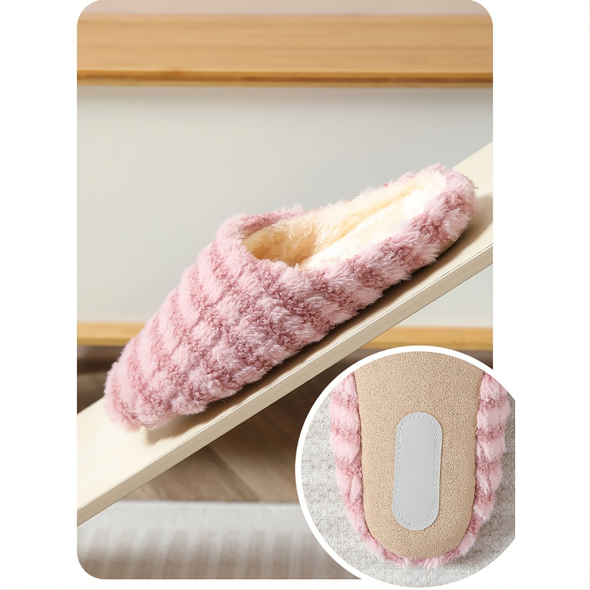 Womens Plush Fluffy Home Slippers - Ultra-Soft, Comfortable, and Warm Indoor Slippers for Lounging Around the House - Perfect for Cold Winter Days - Image 4