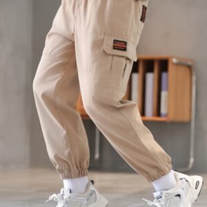 Boys Cargo Trouser Joggers, Kids Autumn & Spring Clothes