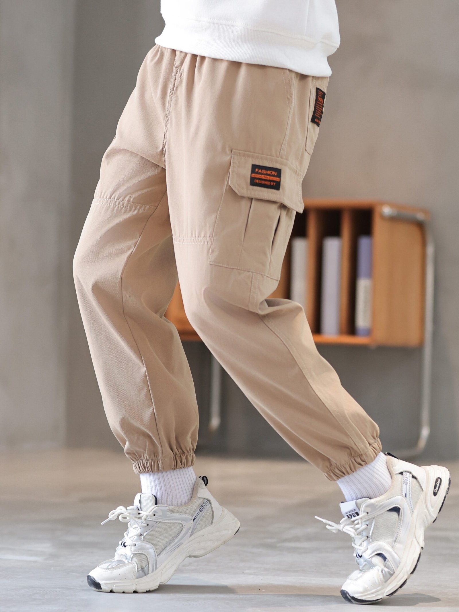 Boys Cargo Trouser Joggers, Kids Autumn & Spring Clothes