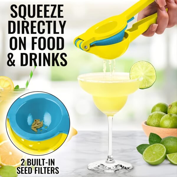 1pc 2 In 1 Lemon Lime Squeezer, Manual Juicer, Lemon Juicer - Image 4